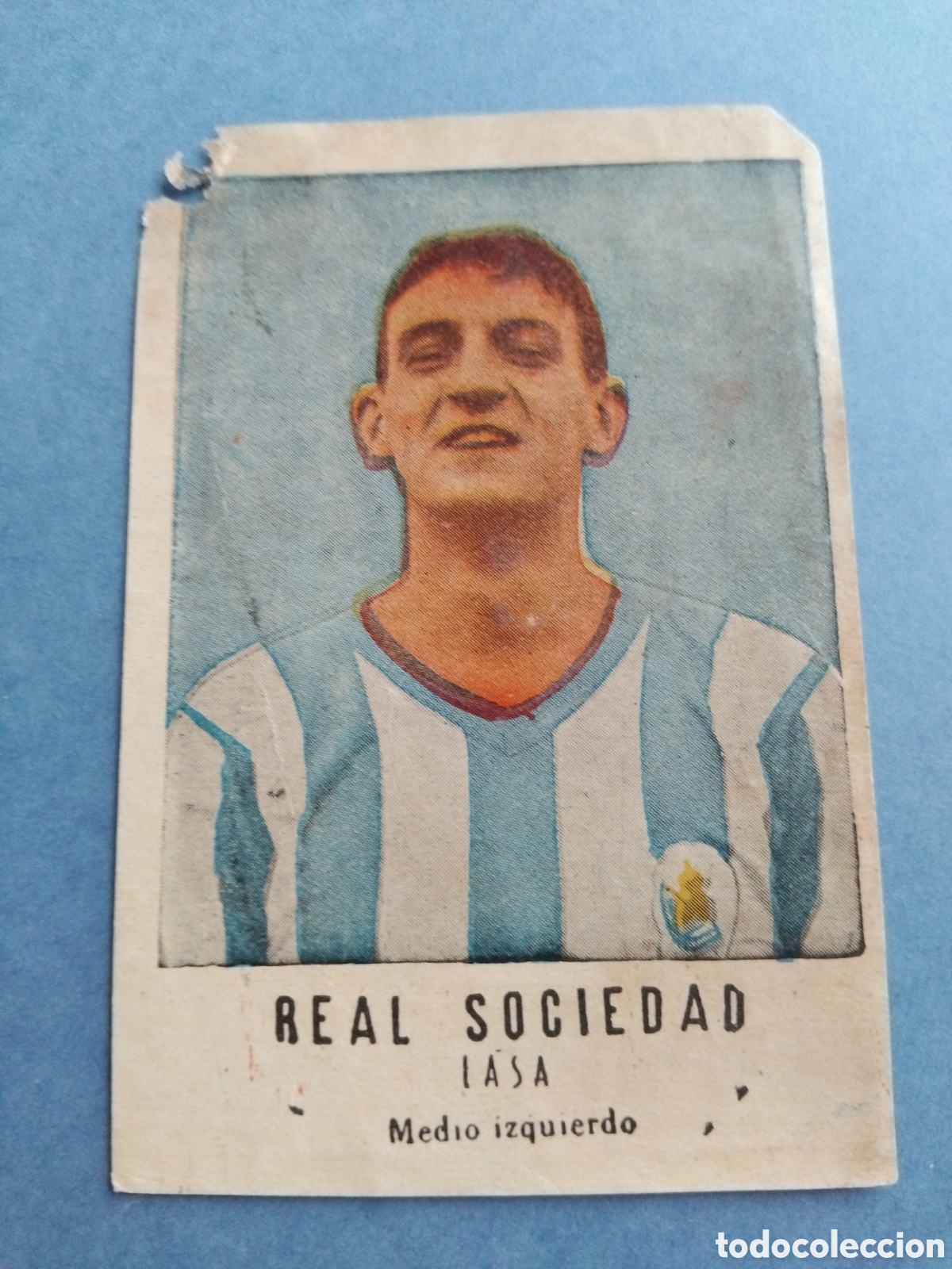 Cromos de f&uacute;tbol: Lasa. Real Sociedad. Chocolates zahor