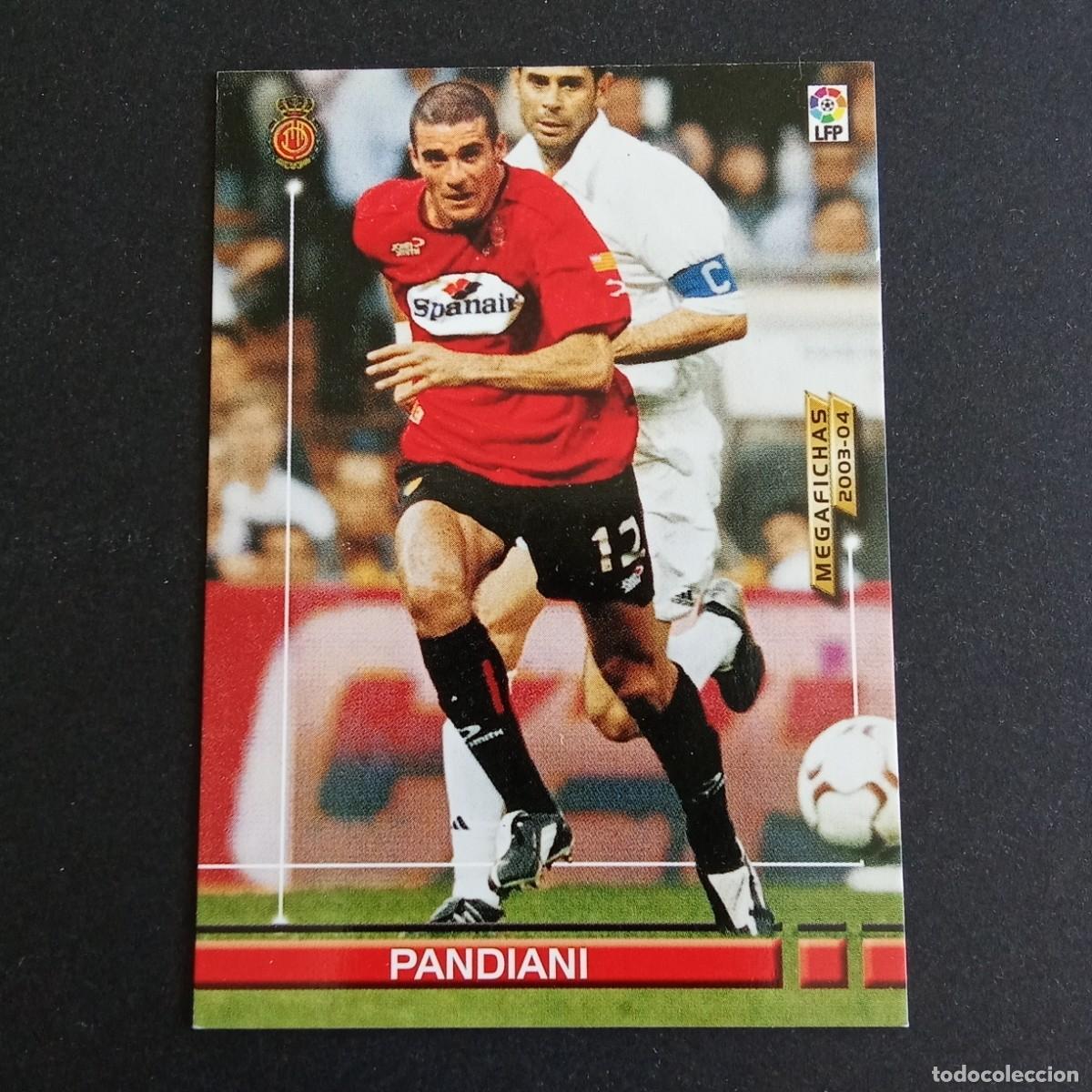 Cromos de f&uacute;tbol: 198 PANDIANI MALLORCA LIGA 2003 2004 03 04 MEGAFICHAS PANINI - VERSION LOGO FINO