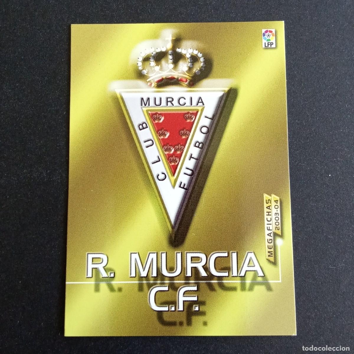 Cromos de f&uacute;tbol: 199 ESCUDO MURCIA LIGA 2003 2004 03 04 MEGAFICHAS PANINI