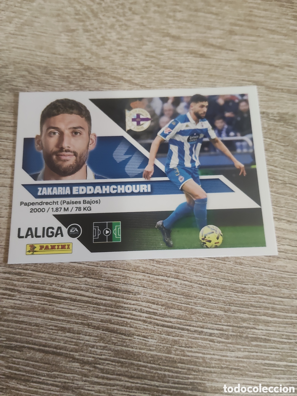 Cromos de f&uacute;tbol: Eddahchouri Deportivo de la Coru&ntilde;a liga 2026 2027 26 27 ediciones este