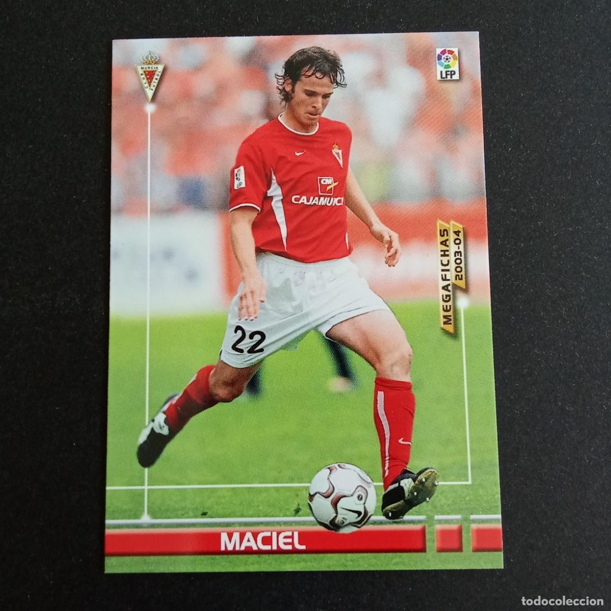 Cromos de f&uacute;tbol: 201 MACIEL MURCIA LIGA 2003 2004 03 04 MEGAFICHAS PANINI