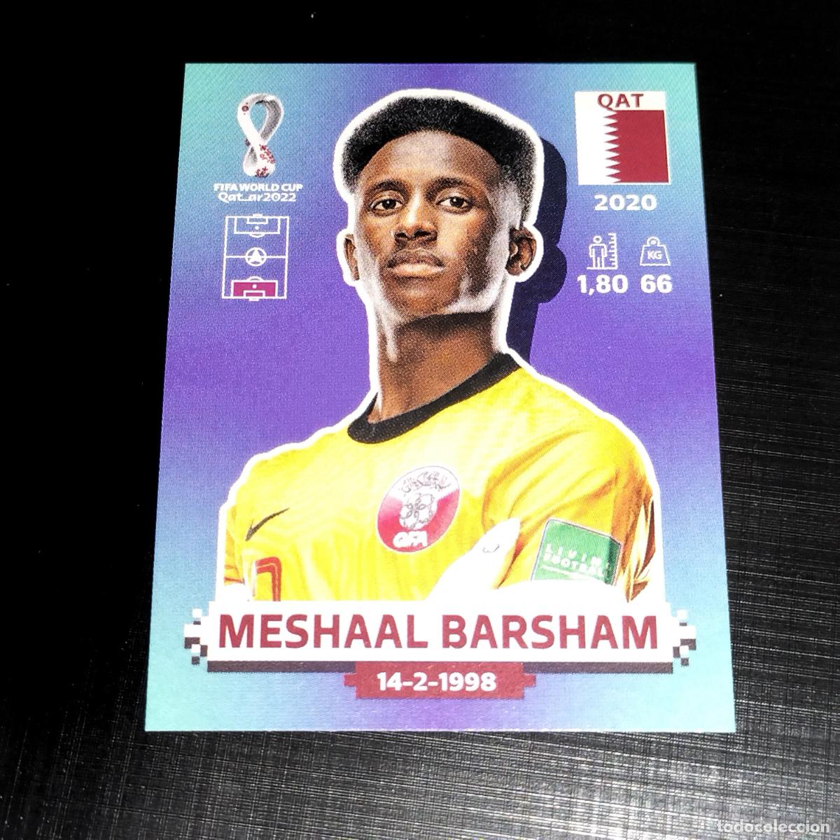 Cromos de f&uacute;tbol: QAT 4 MESHAAL BARSHAM QATAR CROMOS STICKER MUNDIAL QTAR 22 2022 FIFA WORLD CUP PANINI