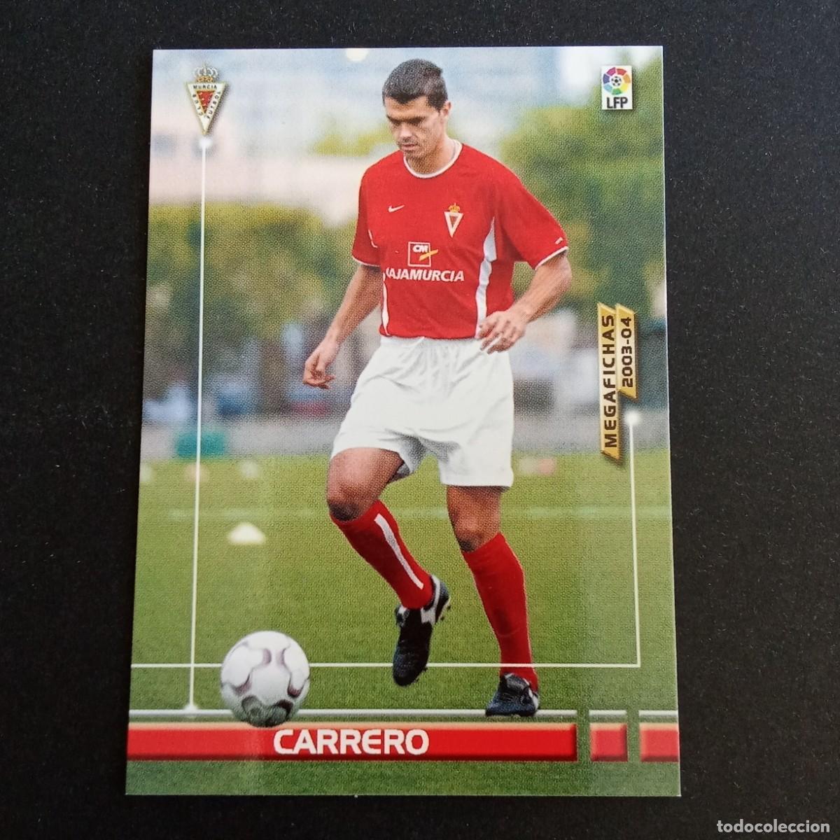 Fu&szlig;ball-Sticker: 202 CARRERO MURCIA LIGA 2003 2004 03 04 MEGAFICHAS PANINI