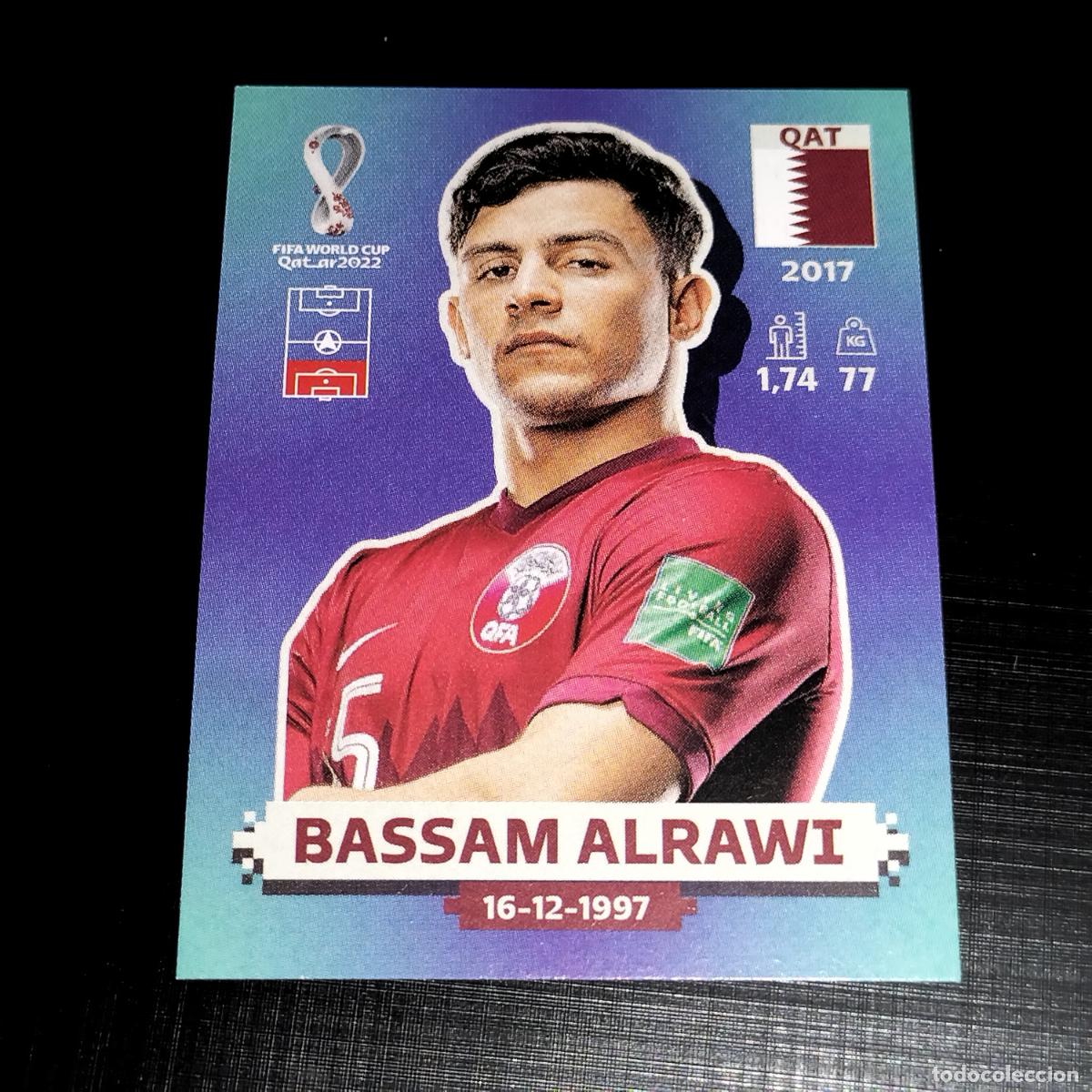 Fu&szlig;ball-Sticker: QAT 6 BASSAM ALRAWI QATAR CROMOS STICKER MUNDIAL QTAR 22 2022 FIFA WORLD CUP PANINI