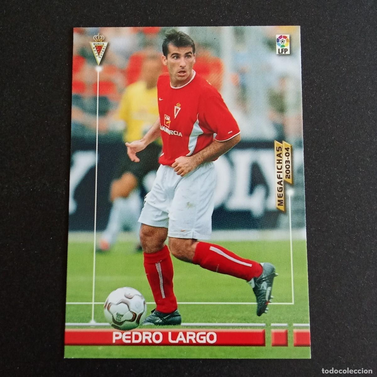 Cromos de f&uacute;tbol: 203 PEDRO LARGO MURCIA LIGA 2003 2004 03 04 MEGAFICHAS PANINI