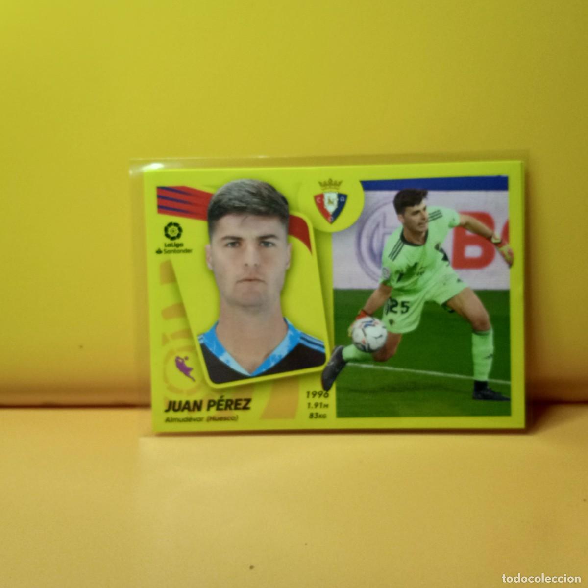 Cromos de f&uacute;tbol: EDICIONES ESTE 2021 2022 21 22 C. AT OSASUNA JUAN P&Eacute;REZ 6