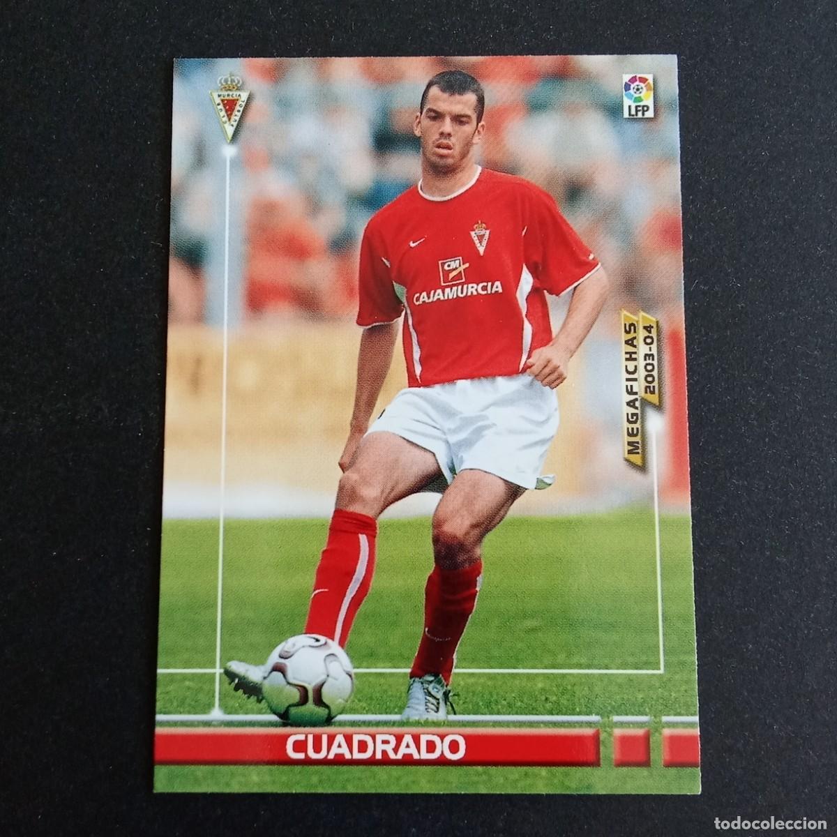 Cromos de f&uacute;tbol: 204 CUADRADO MURCIA LIGA 2003 2004 03 04 MEGAFICHAS PANINI