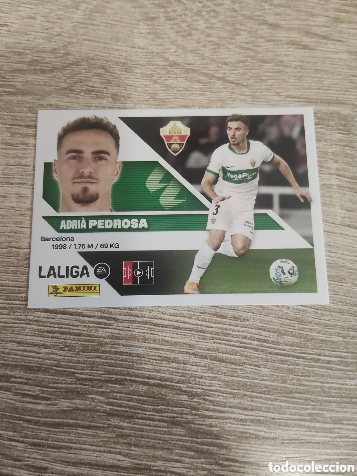 Cromos de f&uacute;tbol: Pedrosa Elche liga 2026 2027 26 27 ediciones este