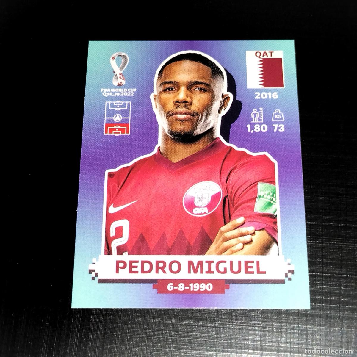 Cromos de f&uacute;tbol: QAT 10 PEDRO MIGUEL QATAR CROMOS STICKER MUNDIAL QTAR 22 2022 FIFA WORLD CUP PANINI