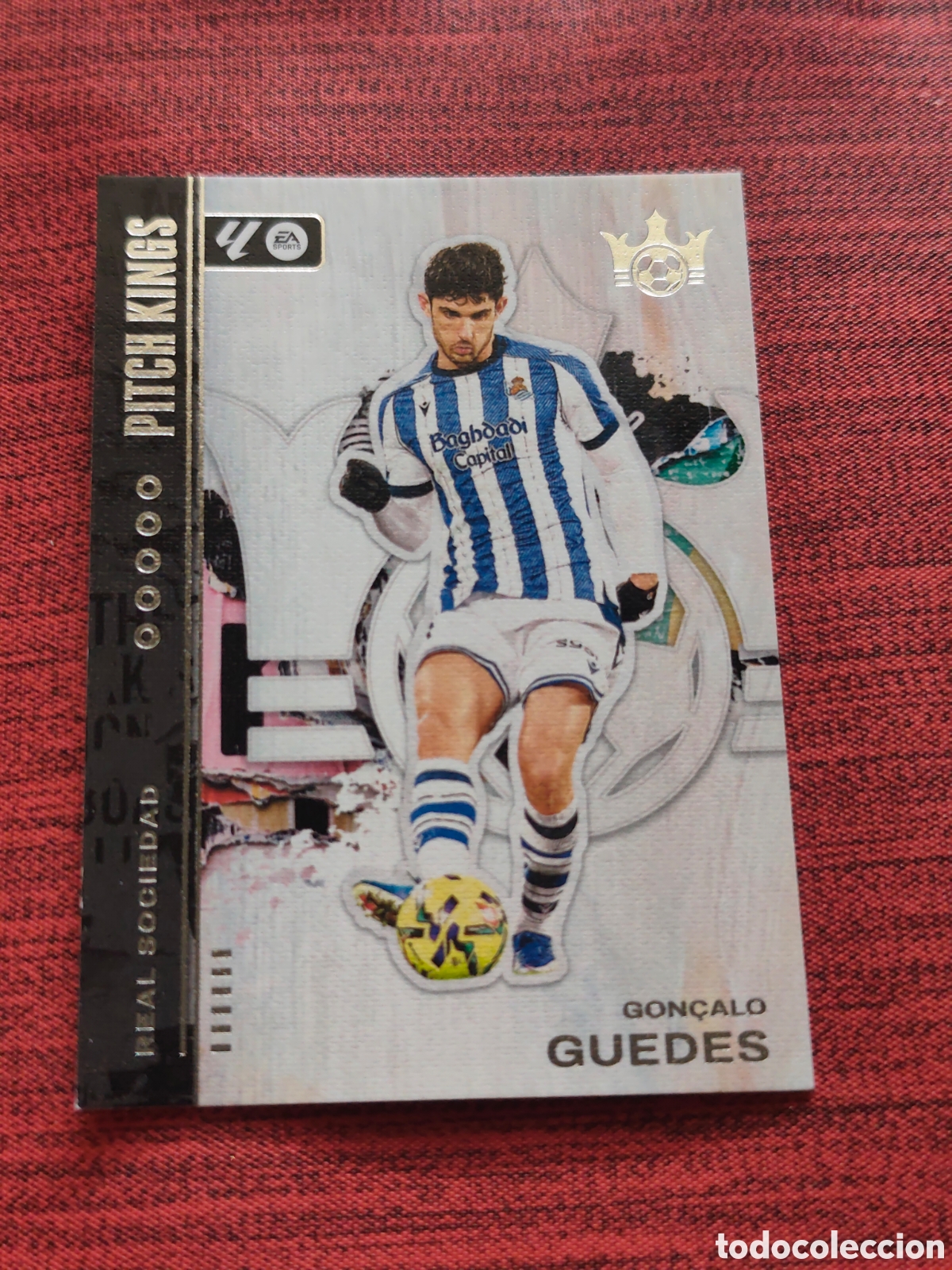 Cromos de f&uacute;tbol: 54 GUEDES REAL SOCIEDAD PITCH KINGS SOCCER PANINI 2025 2026