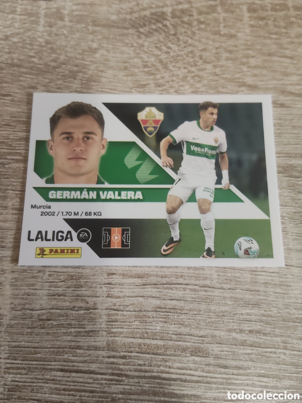 Cromos de f&uacute;tbol: Germ&aacute;n Valera Elche liga 2026 2027 26 27 ediciones este