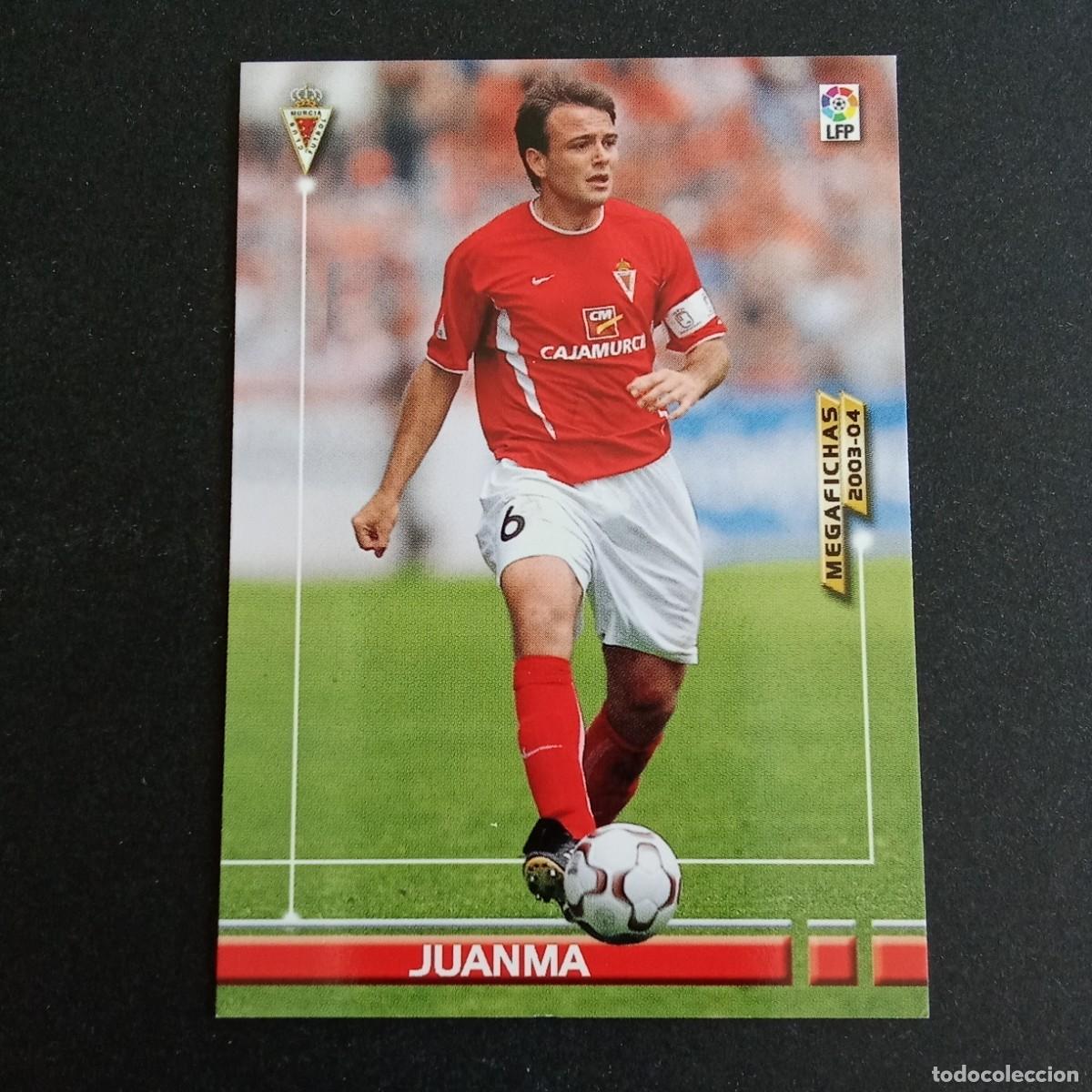 Cromos de f&uacute;tbol: 210 JUANMA MURCIA LIGA 2003 2004 03 04 MEGAFICHAS PANINI