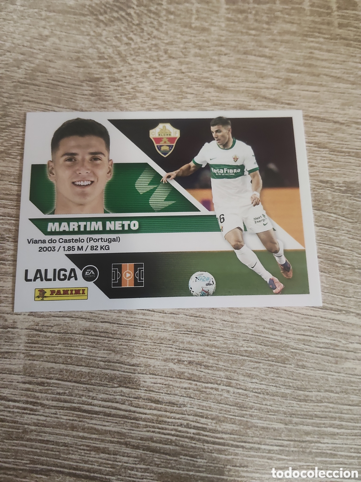 Cromos de f&uacute;tbol: Martim Neto Elche liga 2026 2027 26 27 ediciones este