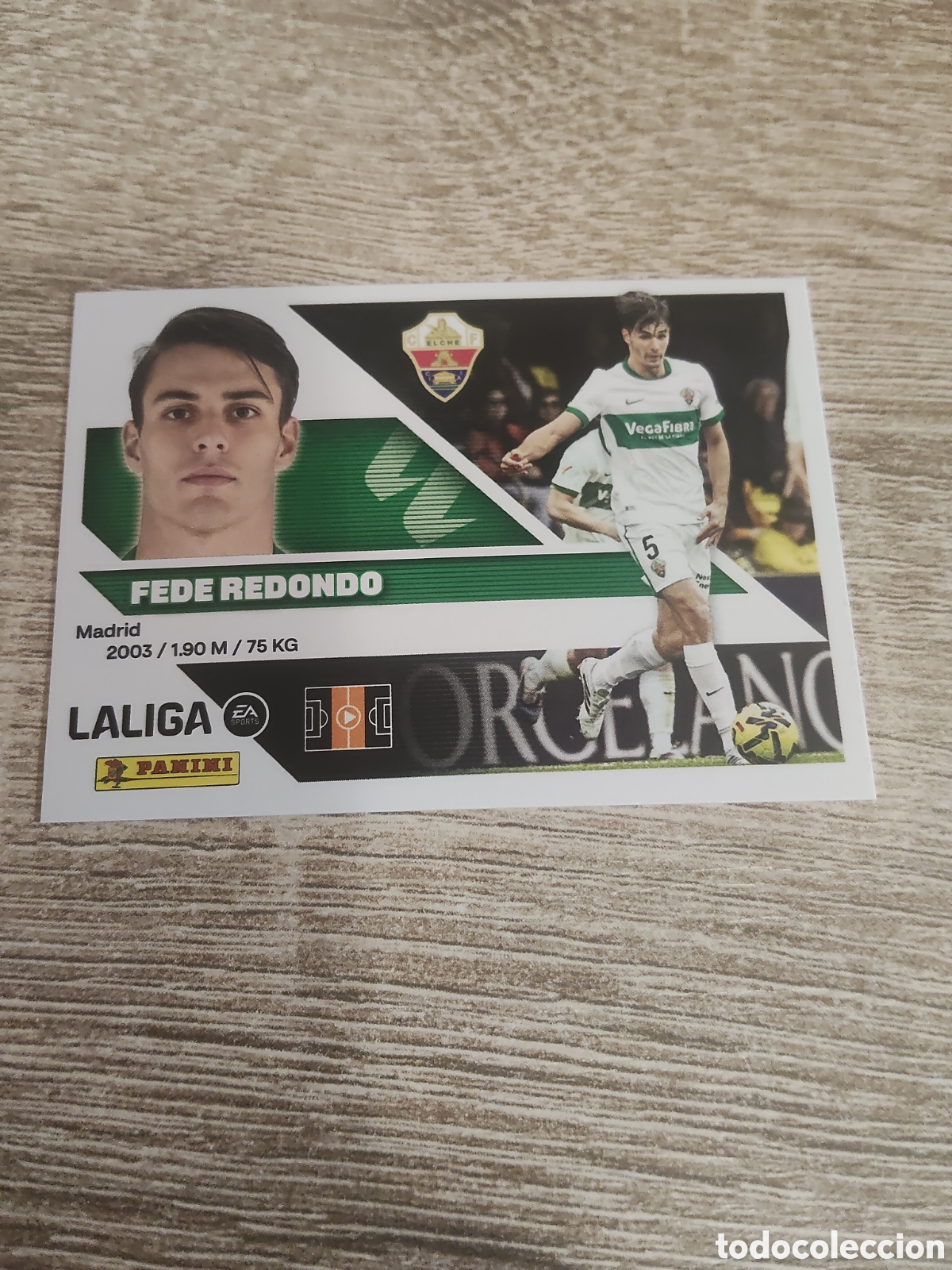 Cromos de f&uacute;tbol: Fede Redondo Elche liga 2026 2027 26 27 ediciones este