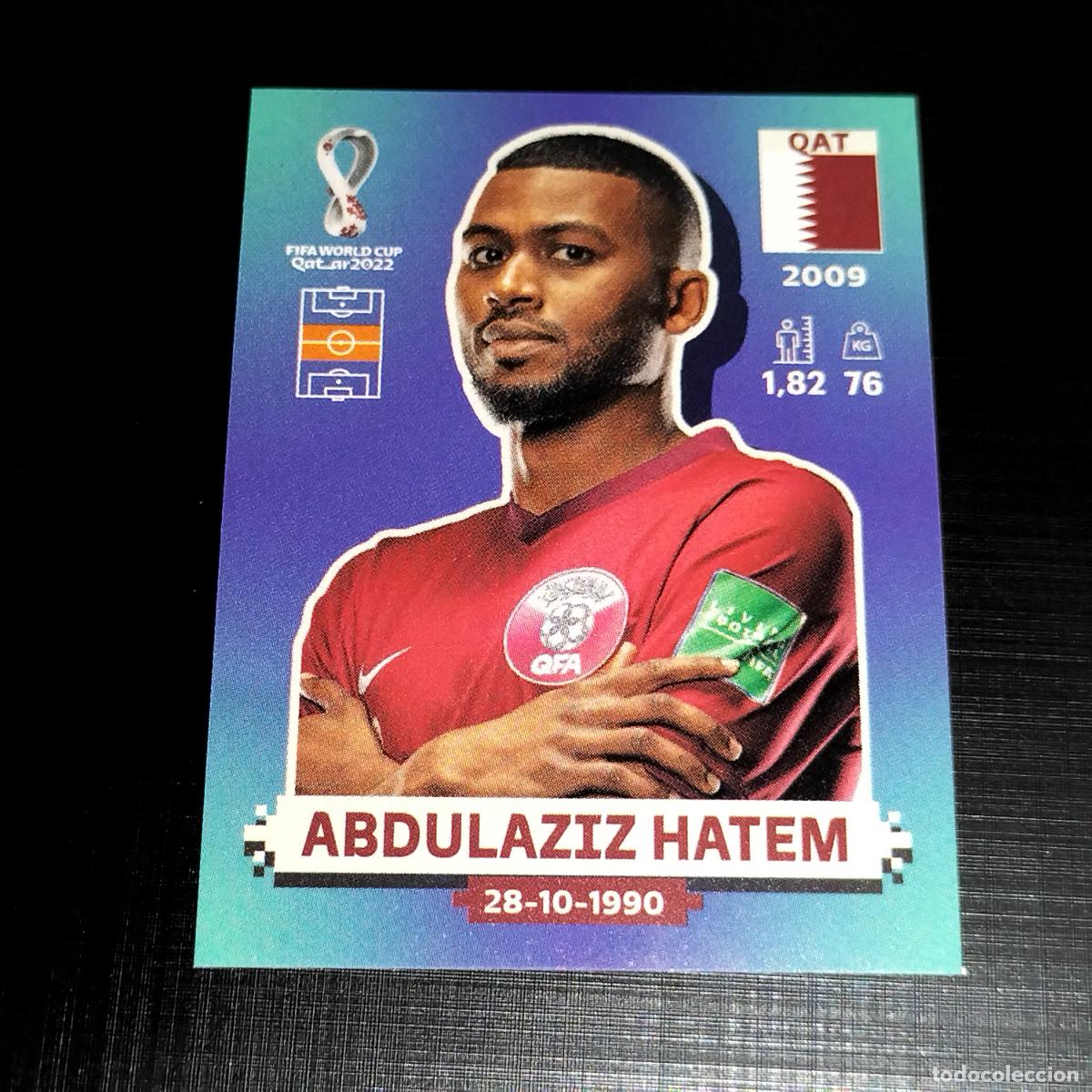 Cromos de f&uacute;tbol: QAT 13 ABDULAZIZ HATEM QATAR CROMOS STICKER MUNDIAL QTAR 22 2022 FIFA WORLD CUP PANINI
