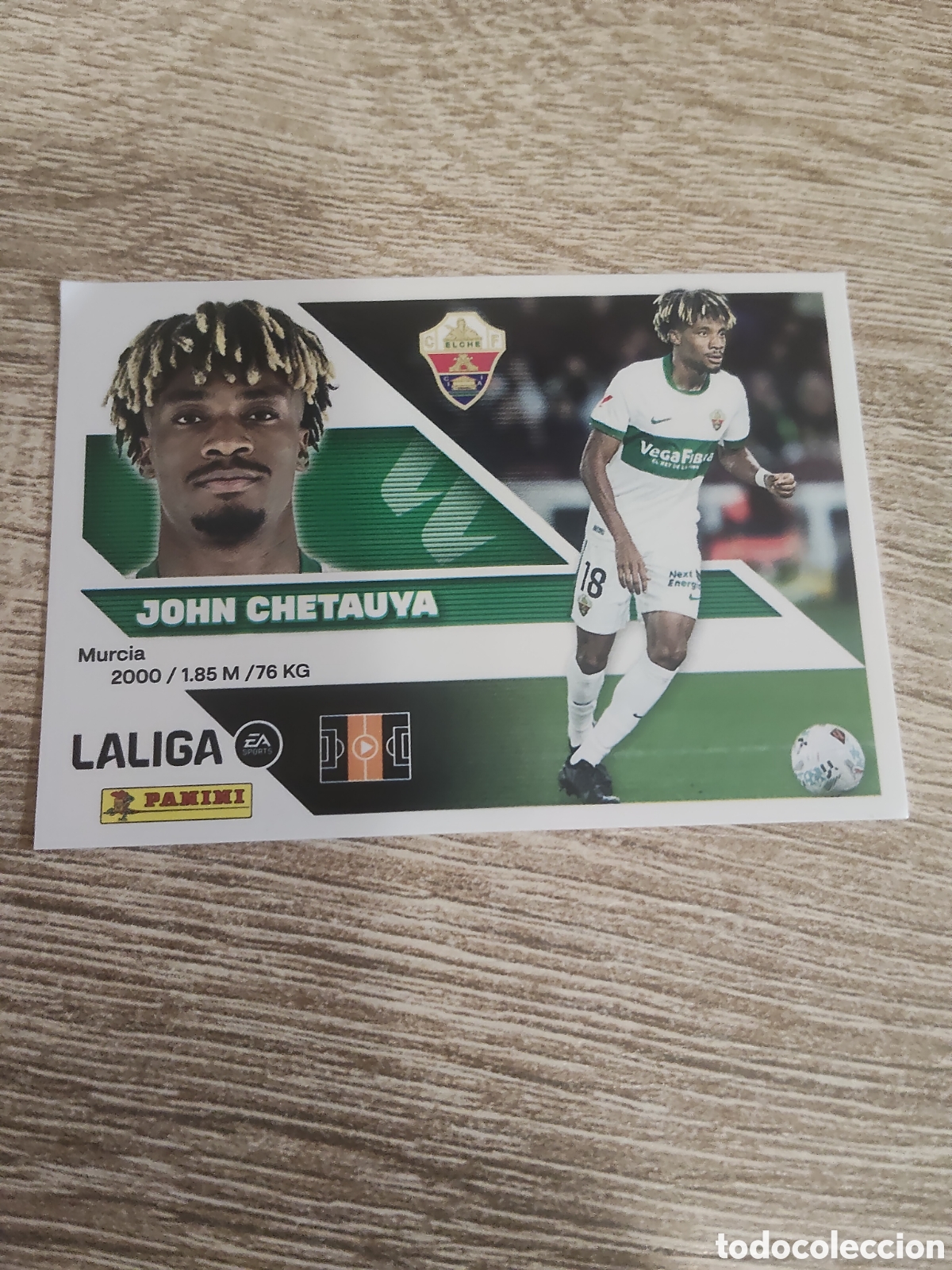 Cromos de Futebol: John Chetauya Elche liga 2026 2027 26 27 ediciones este