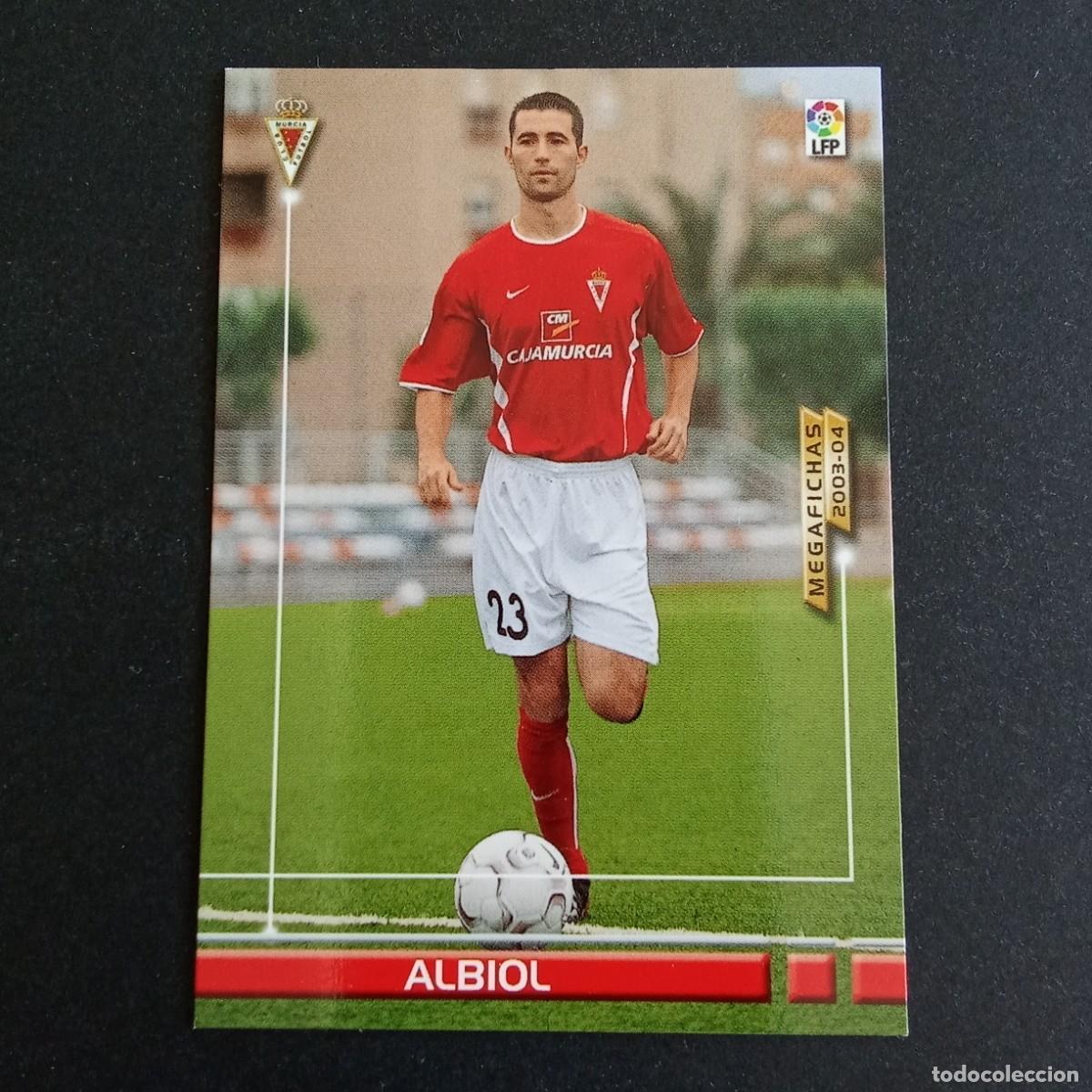 Cromos de Futebol: 211 ALBIOL MURCIA LIGA 2003 2004 03 04 MEGAFICHAS PANINI - VERSION DEBUT 1 LINEA