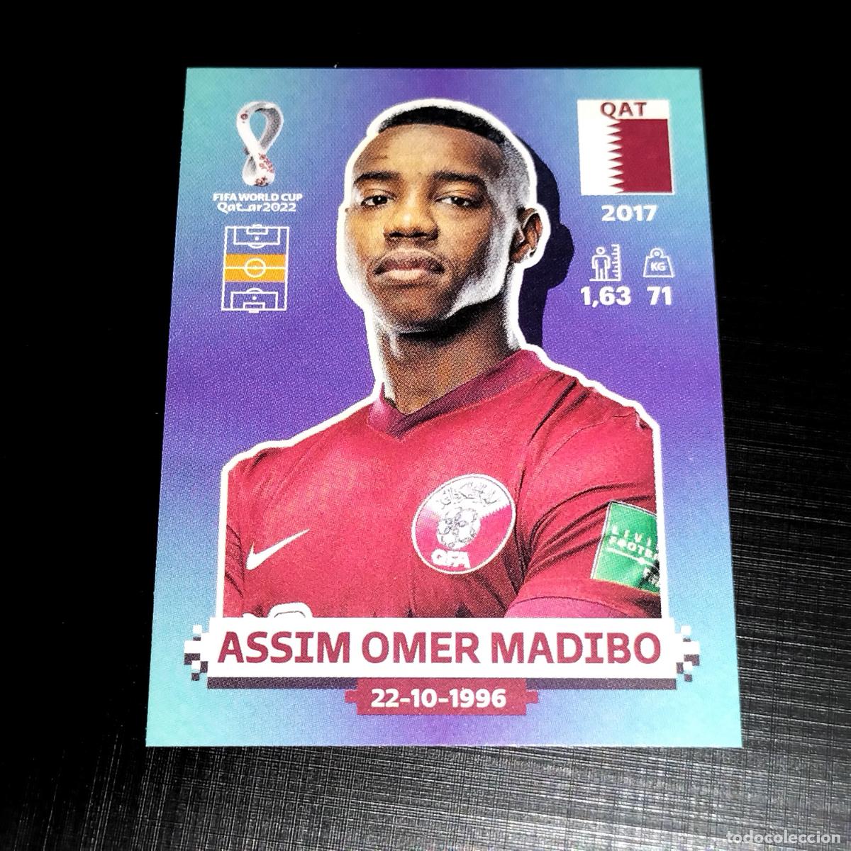 Cromos de Futebol: QAT 14 ASSIM OMER MADIBO QATAR CROMOS STICKER MUNDIAL QTAR 22 2022 FIFA WORLD CUP PANINI