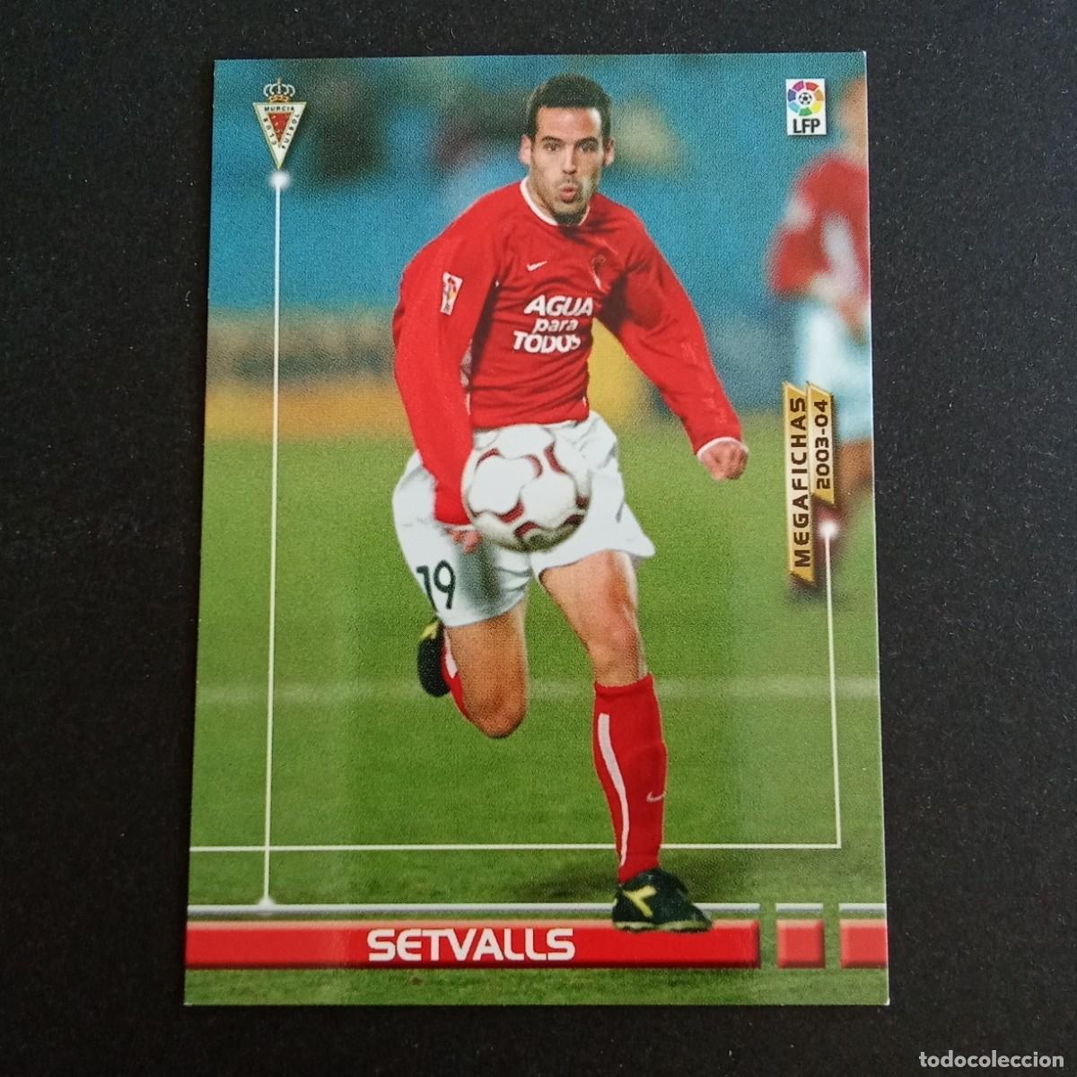 Cromos de Futebol: 212 SETVALLS MURCIA LIGA 2003 2004 03 04 MEGAFICHAS PANINI