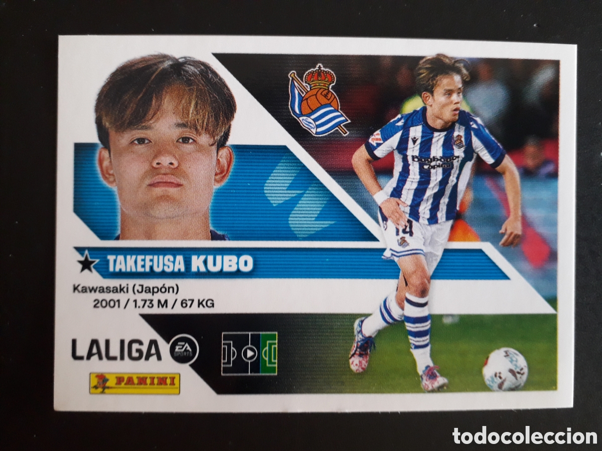Cromos de Futebol: KUBO, REAL SOCIEDAD N&deg; 17 ED ESTE 2026 2027 26 27 SIN PEGAR PEDIDO M&Iacute;NIMO 3&euro;