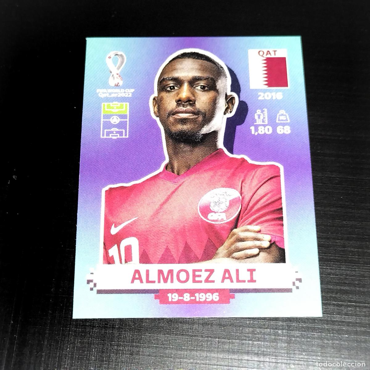 Cromos de f&uacute;tbol: QAT 19 ALMOEZ ALI QATAR CROMOS STICKER MUNDIAL QTAR 22 2022 FIFA WORLD CUP PANINI