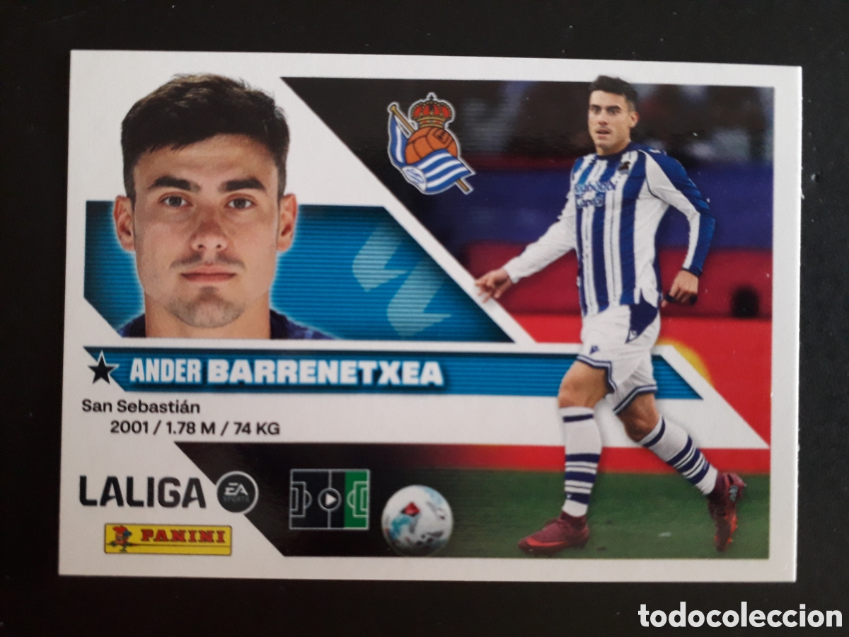 Cromos de Futebol: BARRENETXEA, REAL SOCIEDAD N&deg; 16 ED ESTE 2026 2027 26 27 SIN PEGAR PEDIDO M&Iacute;NIMO 3&euro;