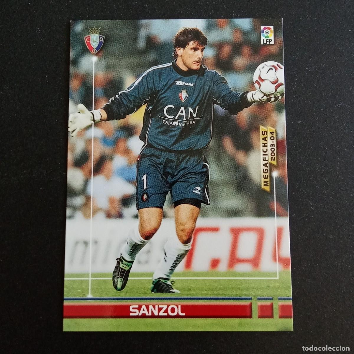 Cromos de f&uacute;tbol: 218 SANZOL OSASUNA LIGA 2003 2004 03 04 MEGAFICHAS PANINI