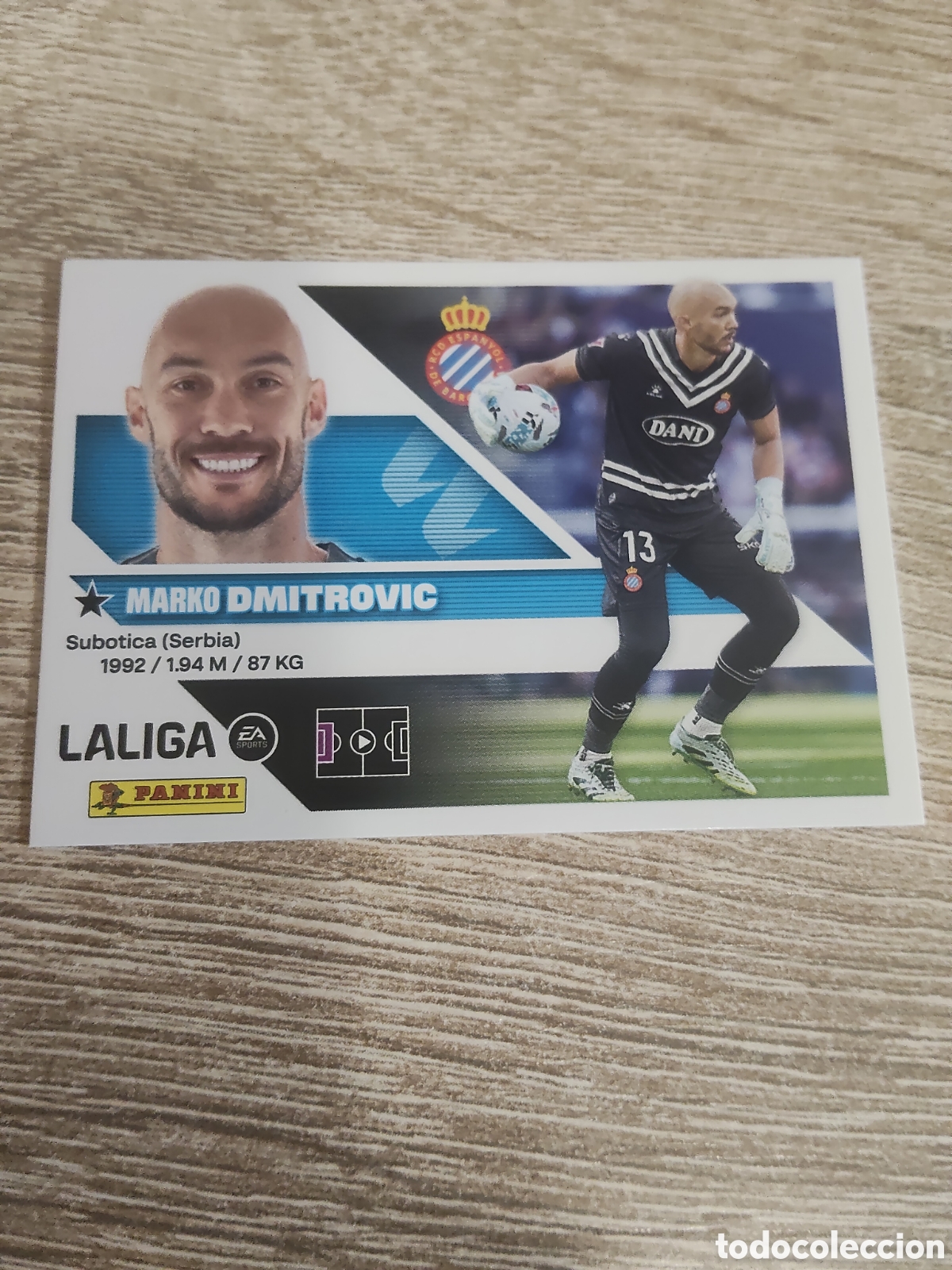 Cromos de f&uacute;tbol: Dmitrovic Espanyol liga 2026 2027 26 27 ediciones este