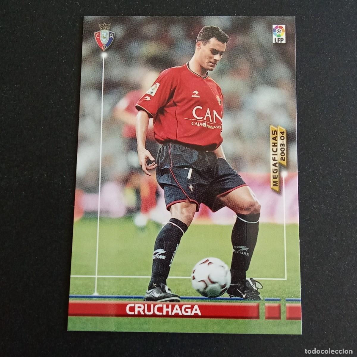 Cromos de f&uacute;tbol: 221 CRUCHAGA OSASUNA LIGA 2003 2004 03 04 MEGAFICHAS PANINI