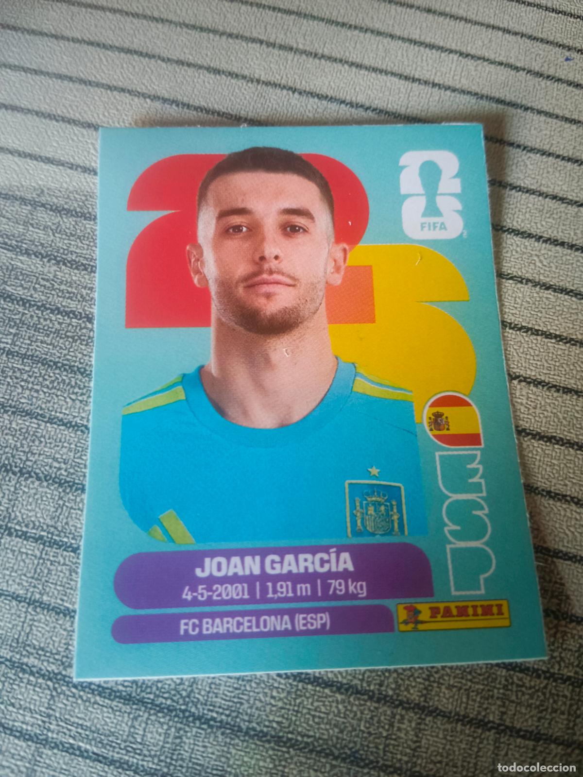 Cromos de f&uacute;tbol: MUNDIAL 2026 ACTUALIZACION ESPA&Ntilde;A J7 J 7 JON GARCIA FIFA WORLD CUP REVISTA JUGON