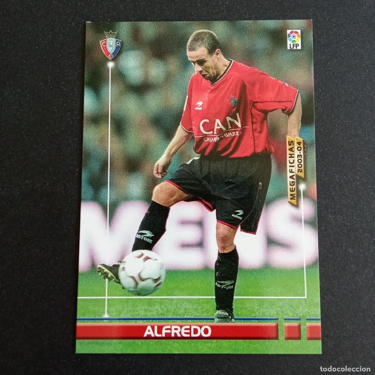 Cromos de f&uacute;tbol: 225 ALFREDO OSASUNA LIGA 2003 2004 03 04 MEGAFICHAS PANINI