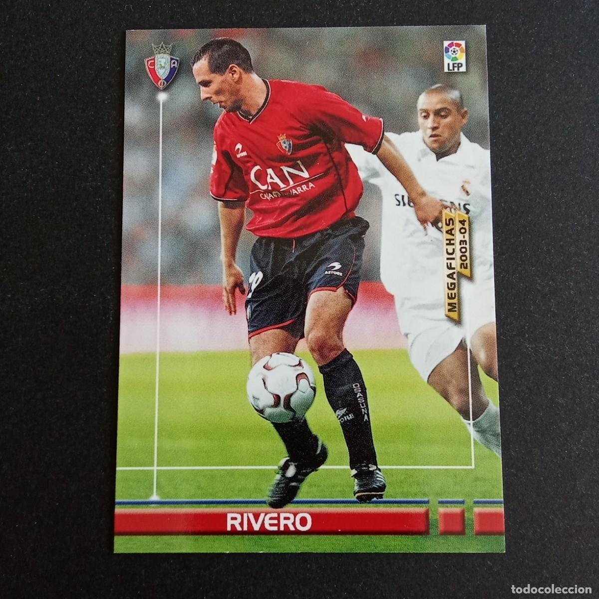 Cromos de f&uacute;tbol: 227 RIVERO OSASUNA LIGA 2003 2004 03 04 MEGAFICHAS PANINI