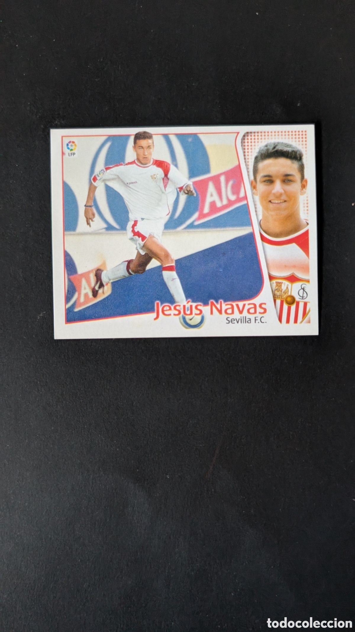 Cromos de f&uacute;tbol: L1 JESUS NAVAS ROOKIE SEVILLA COLOCA LIGA ESTE 2004/05 04 05 NUNCA PEGADO SIN PEGAR