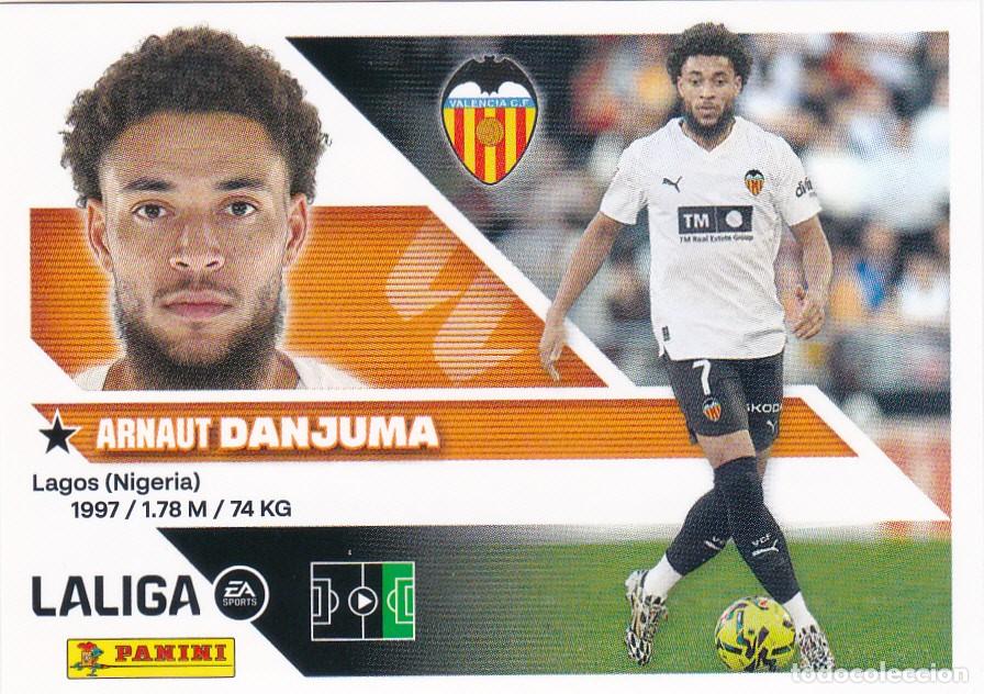 Cromos de f&uacute;tbol: ESTE 2026-27 * DANJUMA * N&ordm; 19 BIS - 2&ordf; EDICI&Oacute;N COLOCA DEL VALENCIA (NUEVO DE SOBRE) (A-20)