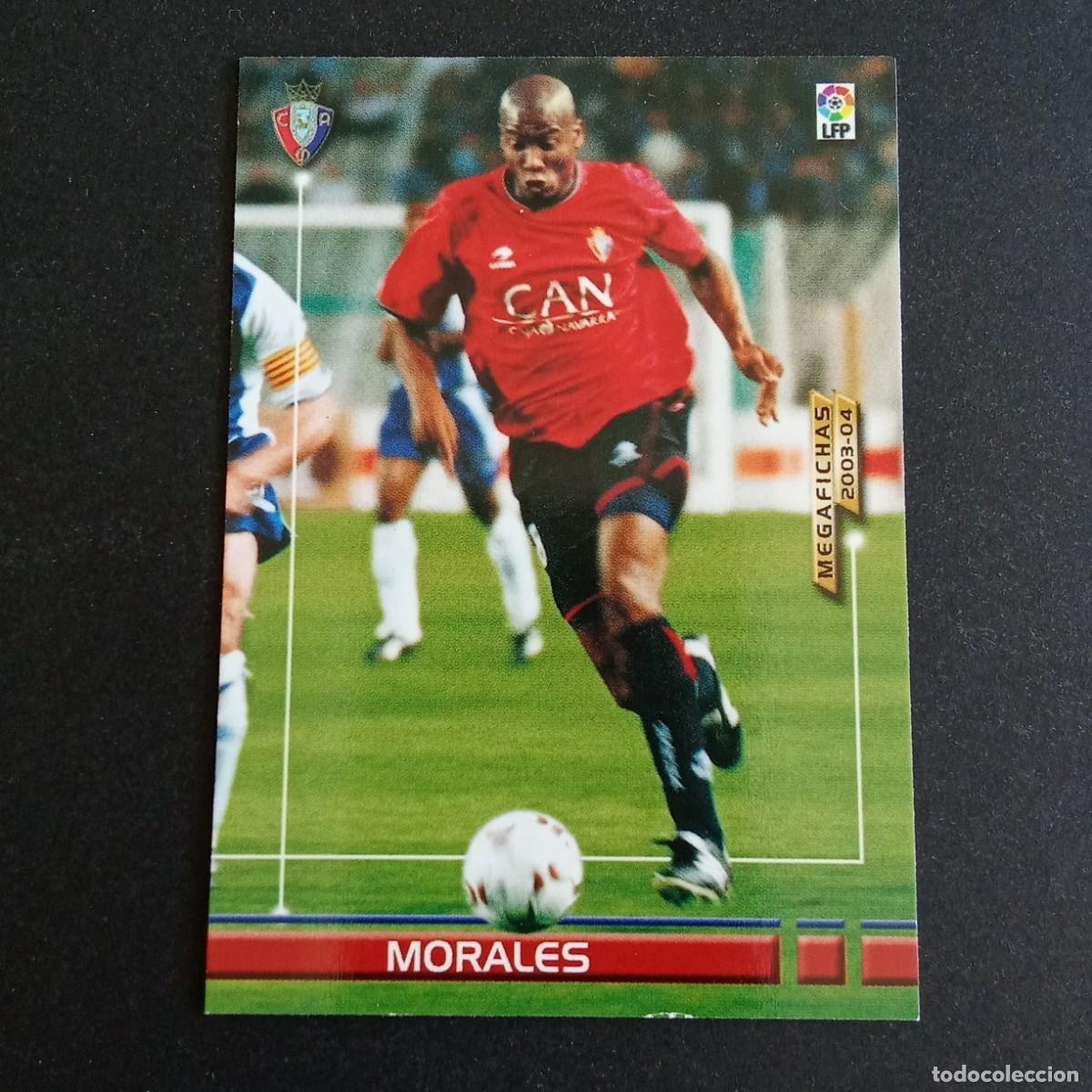 Cromos de Futebol: 233 MORALES OSASUNA LIGA 2003 2004 03 04 MEGAFICHAS PANINI