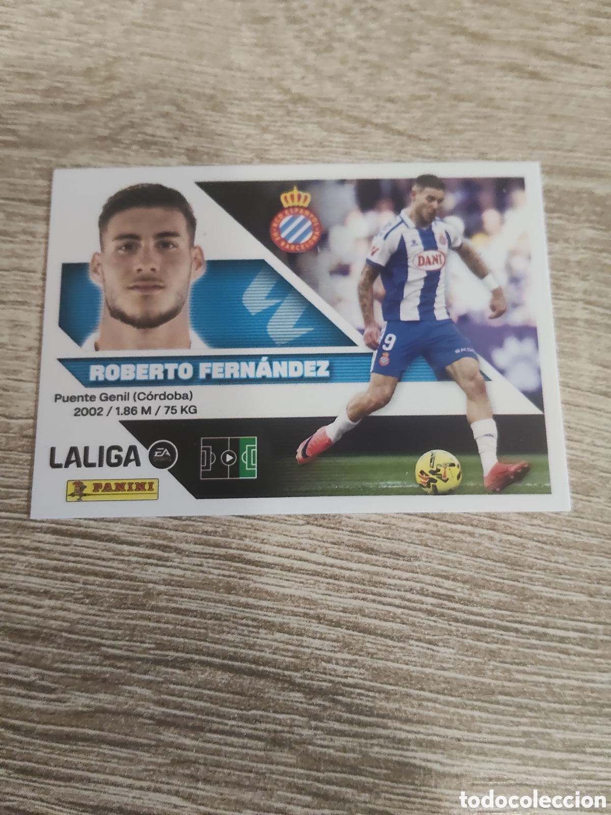 Cromos de Futebol: Roberto Fern&aacute;ndez Espanyol liga 2026 2027 26 27 ediciones este