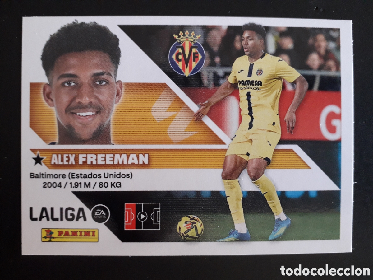Fu&szlig;ball-Sticker: FREEMAN VILLARREAL N&deg; 7B ED ESTE 2026 2027 26 27 SIN PEGAR PEDIDO M&Iacute;NIMO 3&euro;.