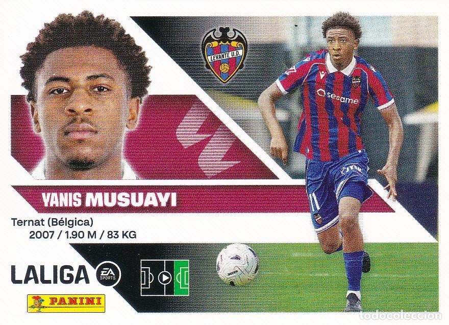 Cartes &agrave; collectionner de Football: ESTE 2026-27 * MUSUAYI * N&ordm; 20 BIS - 2&ordf; EDICI&Oacute;N COLOCA DEL LEVANTE (NUEVO DE SOBRE) (A-20)