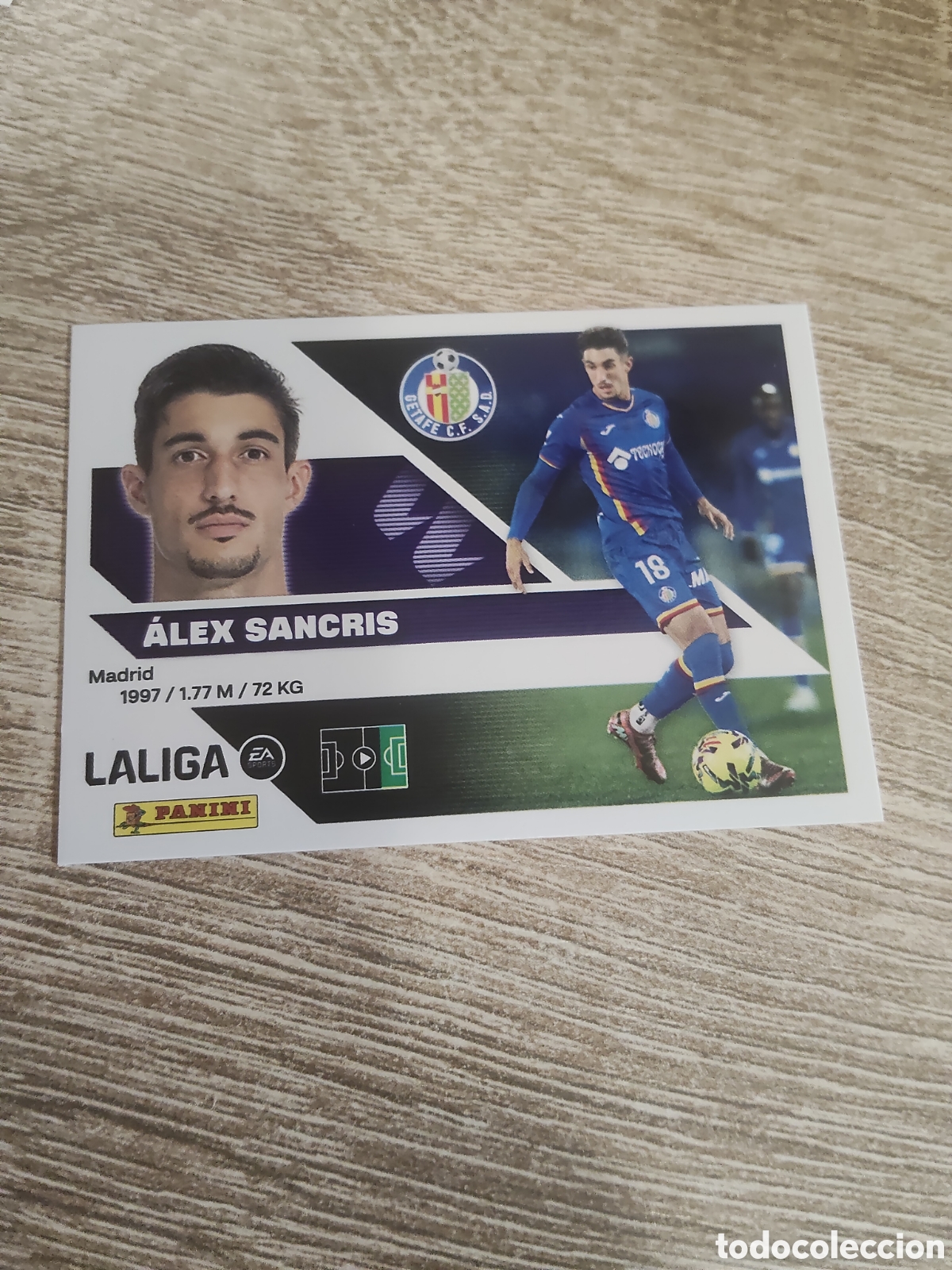 Cromos de f&uacute;tbol: Alex Sancris Getafe liga 2026 2027 26 27 ediciones este