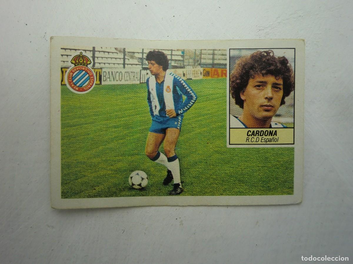 Cromos de f&uacute;tbol: Cromo de f&uacute;tbol LIGA ESTE 84-85 1984-1985: CARDONA (Espa&ntilde;ol), &uacute;ltimos fichajes N&ordm; 1