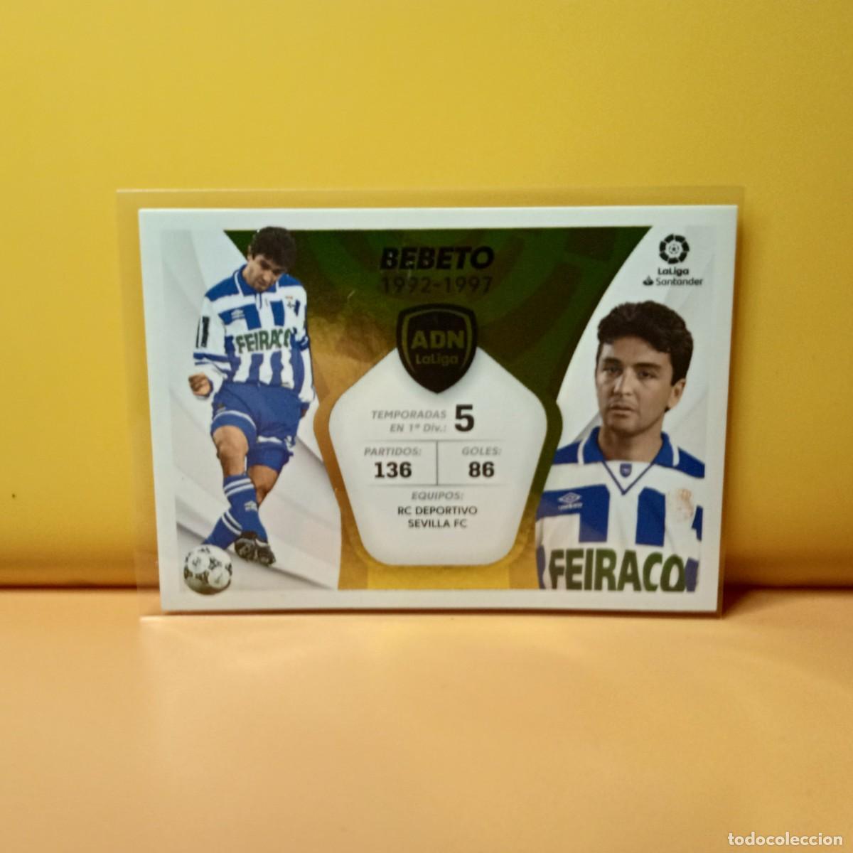 Cromos de f&uacute;tbol: EDICIONES ESTE 2021 2022 21 22 ADN 2 BEBETO DEPORTIVO LA CORU&Ntilde;A/SEVILLA F.C