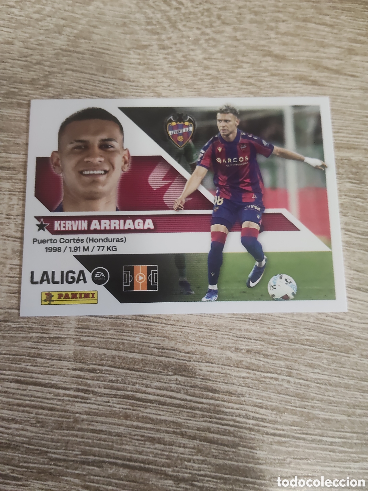 Cromos de f&uacute;tbol: Arriaga Levante liga 2026 2027 26 27 ediciones este