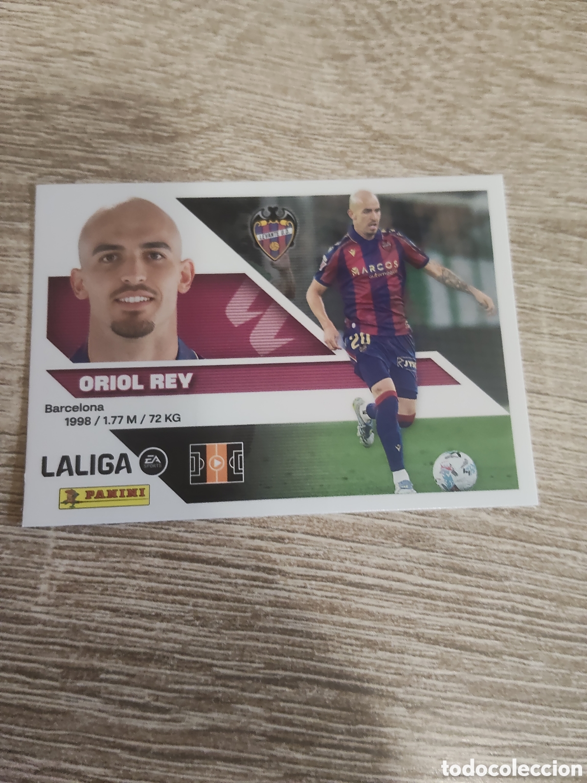 Cromos de f&uacute;tbol: Oriol Rey Levante liga 2026 2027 26 27 ediciones este