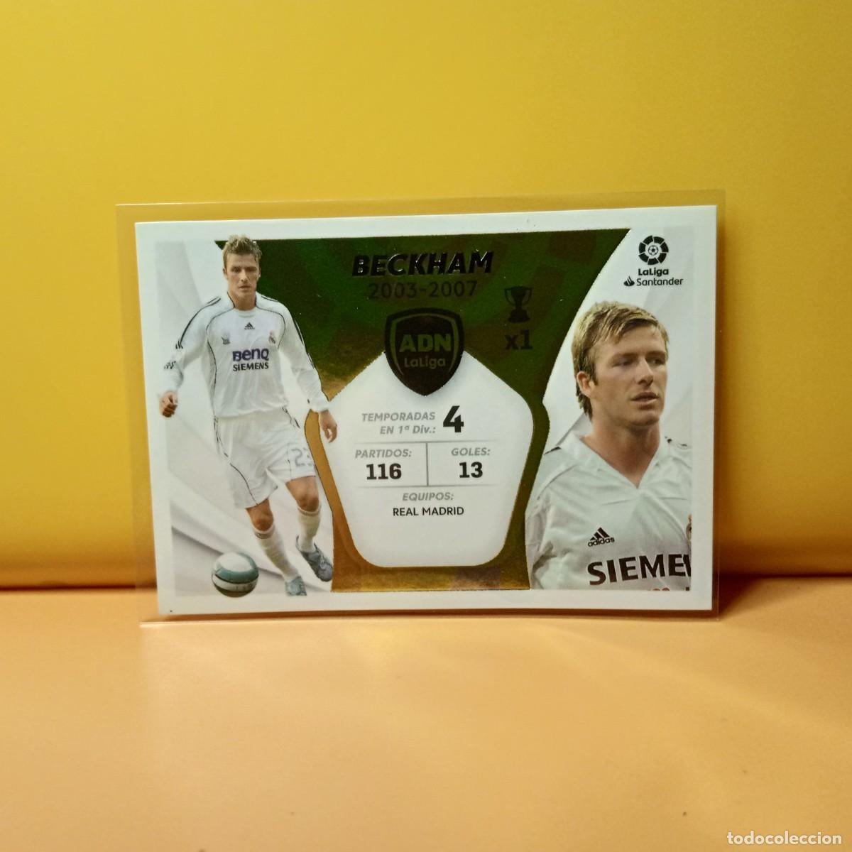 Cromos de f&uacute;tbol: EDICIONES ESTE 2021 2022 21 22 ADN 3 BECKHAM REAL MADRID