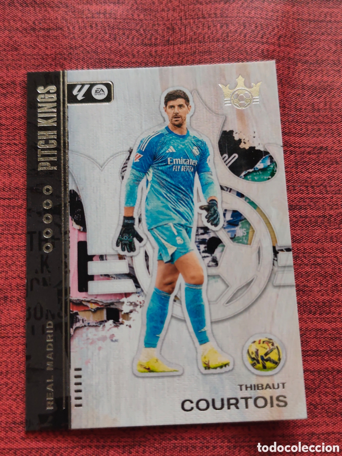 Cromos de f&uacute;tbol: 6 COURTOIS REAL MADRID PITCH KINGS SOCCER PANINI 2025 2026