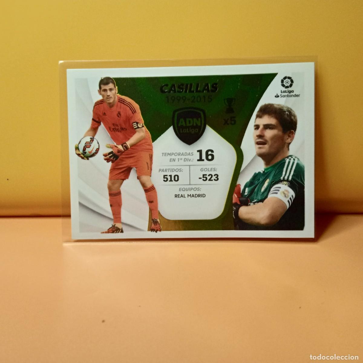 Cromos de f&uacute;tbol: EDICIONES ESTE 2021 2022 21 22 ADN 5 CASILLAS REAL MADRID