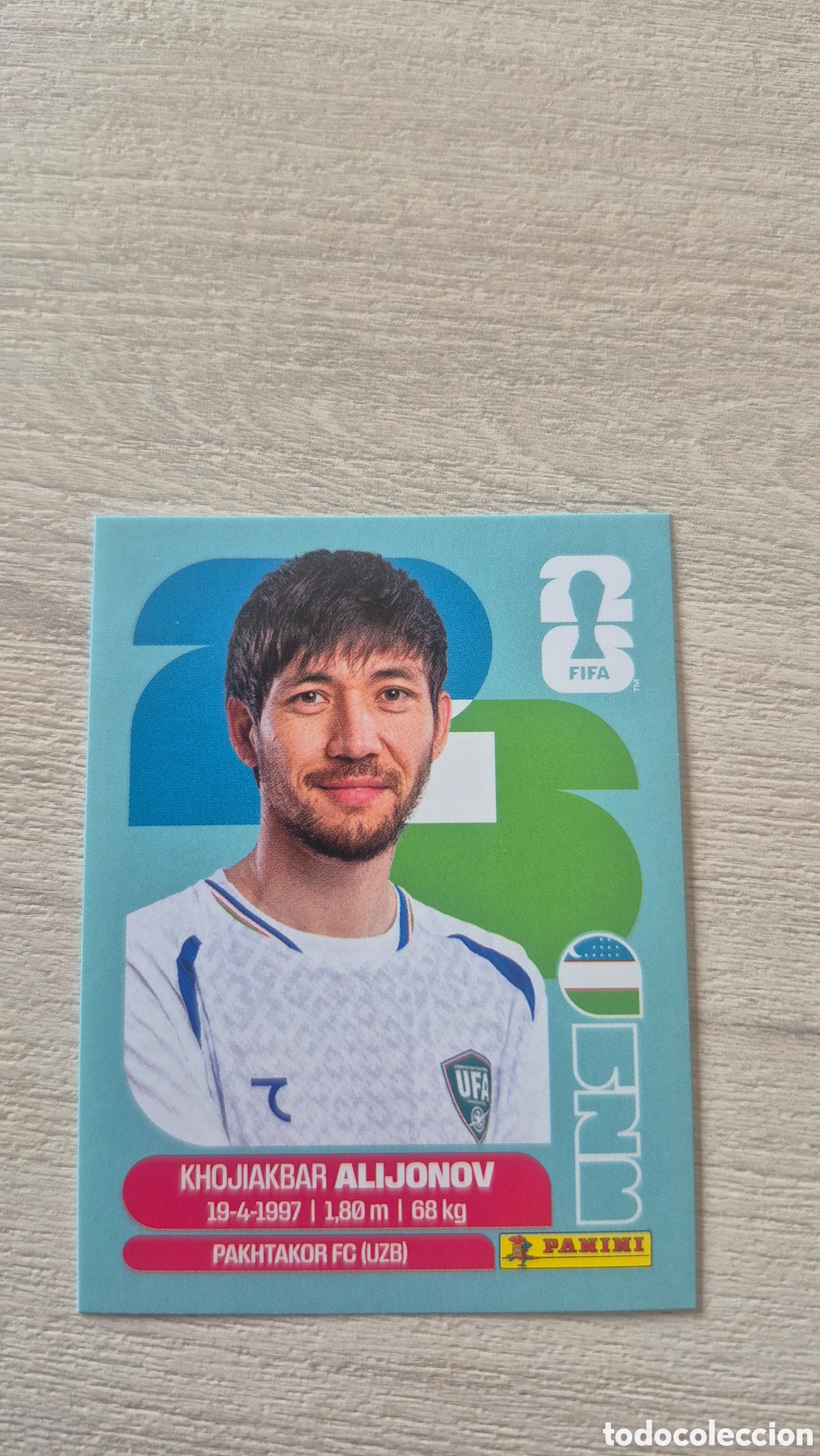 Cromos de f&uacute;tbol: UZB8 Alijonov FIFA World Cup 2026