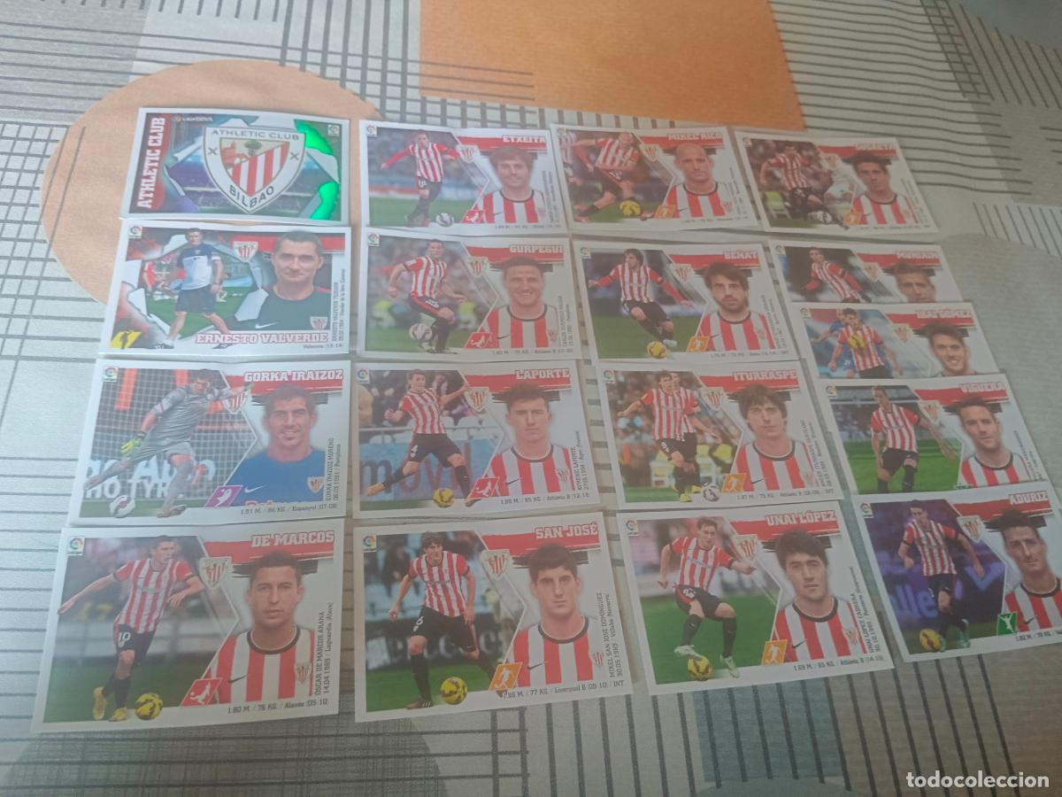 Cromos de f&uacute;tbol: 2015 2016 15 16 ATHLETIC DE BILBAO 17 CROMOS DEL EQUIPO BASICO ADURIZ