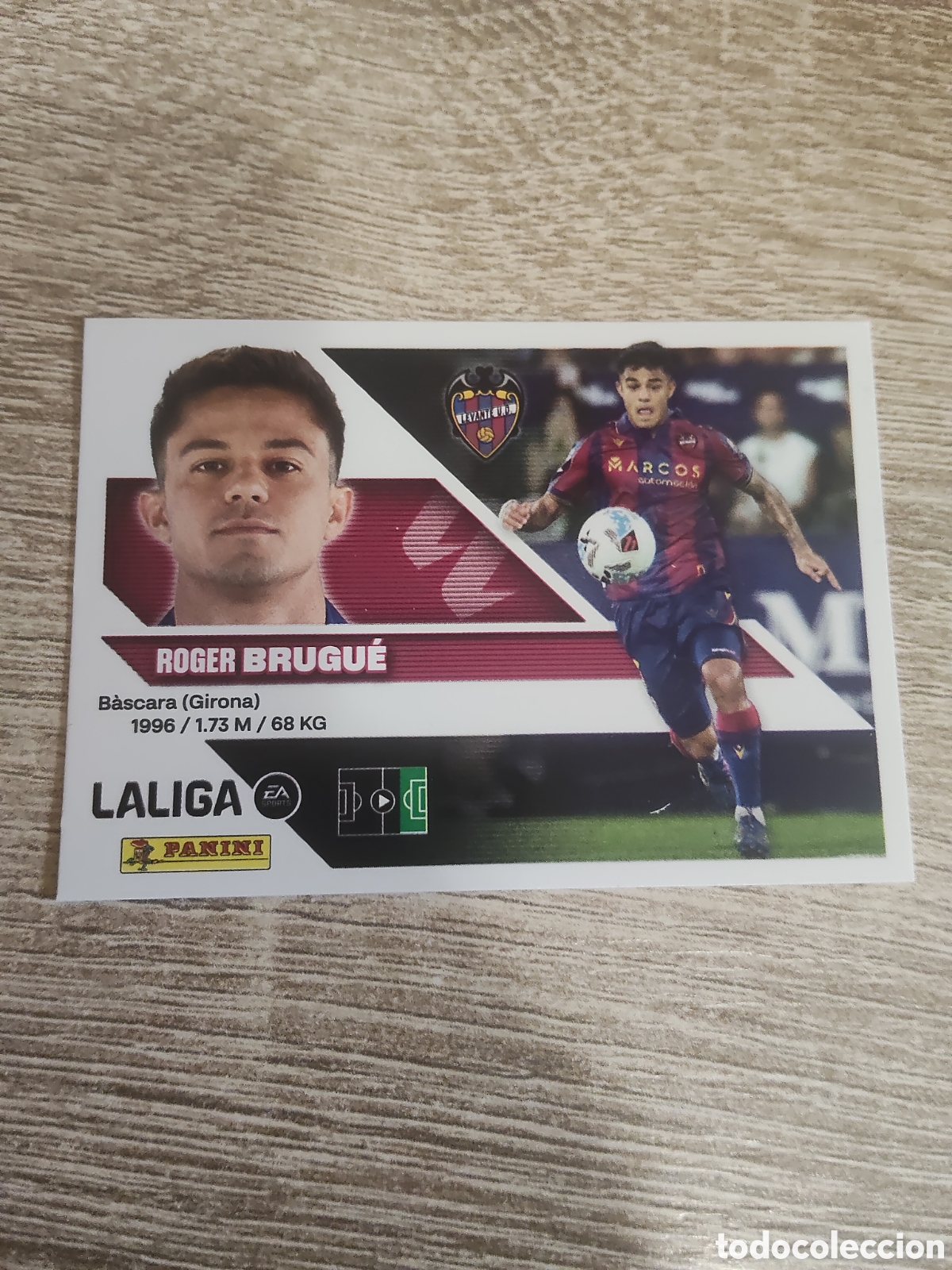 Cromos de f&uacute;tbol: Brugue Levante liga 2026 2027 26 27 ediciones este