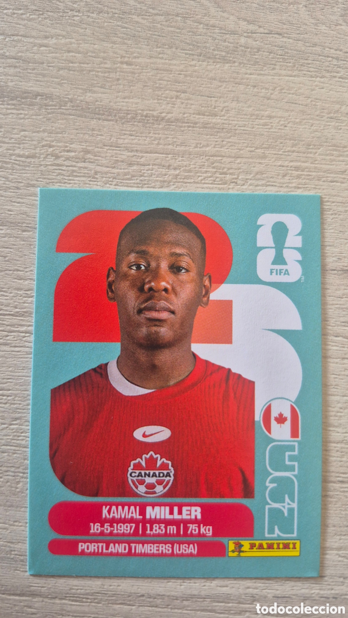 Cromos de f&uacute;tbol: CAN9 Miller FIFA World Cup 2026